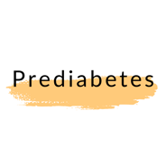 the word Prediabetes is highlighted in orange
