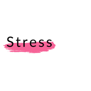 the word Stress is highlighted in pink